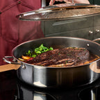 9.5 Litre Hybrid Deep Sauté Pan with Lid