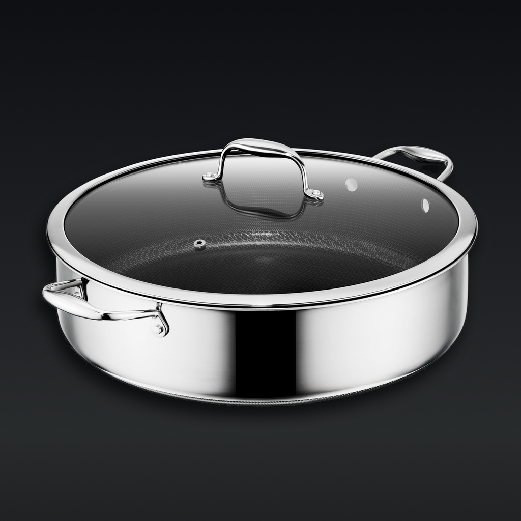 9.5 Litre Hybrid Deep Sauté Pan with Lid
