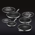 7 pc WILNA Hybrid Cookware Set w/ Lids & Wok