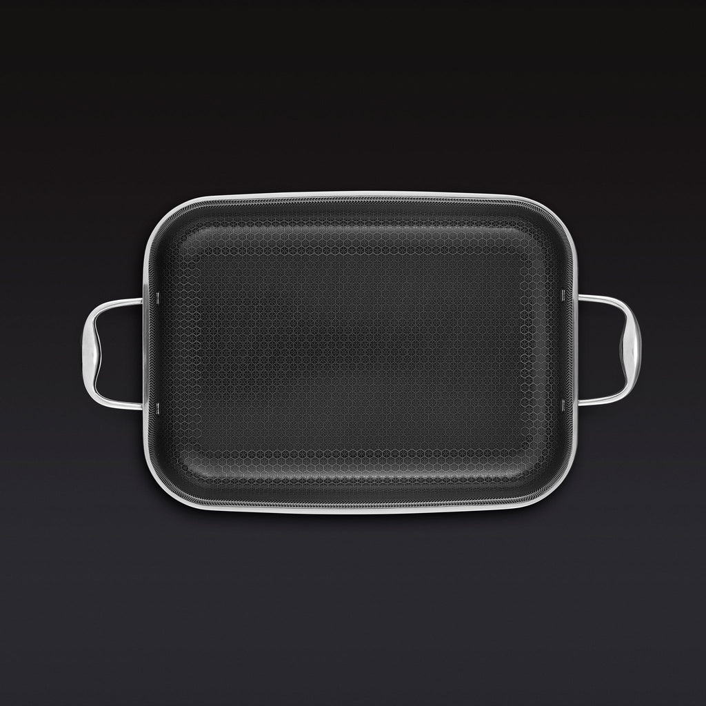 Hybrid Roasting Pan with Rack, 23 x 33 cm
