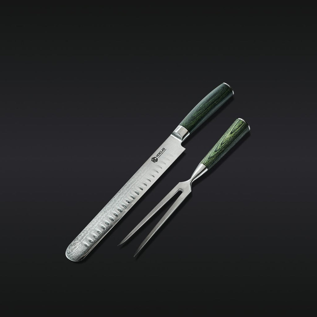 WILNA Japanese Damascus Steel Carving Set