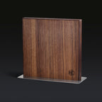 WILNA Magnetic Walnut Knife Block