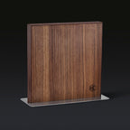 WILNA Magnetic Walnut Knife Block