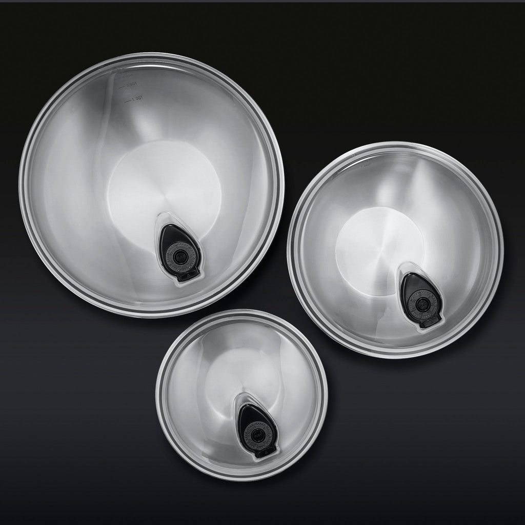 WILNA Vacuum Seal Stainless Steel Mixing and Storage Bowls