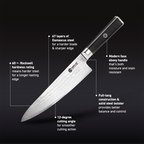 Master Series Japanese Damascus Steel Knife Set, 6-piece